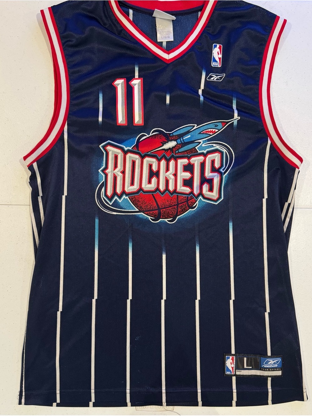 Vintage Reebok Yao Ming Houston Rockets NBA Basketball jersey size large